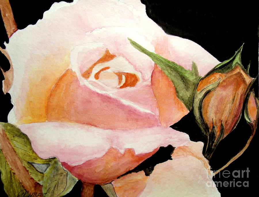Pretty in Pink Painting by Carol Grimes