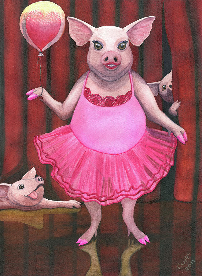 Pretty in Pink Painting by Catherine G McElroy