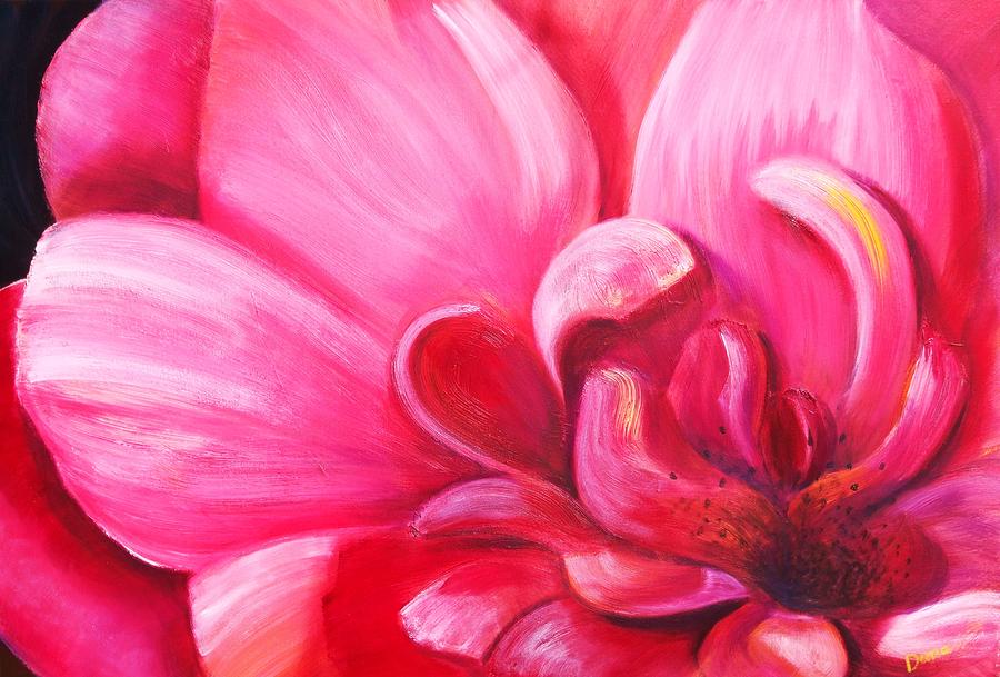 Pretty in Pink Painting by Dana Redfern - Fine Art America