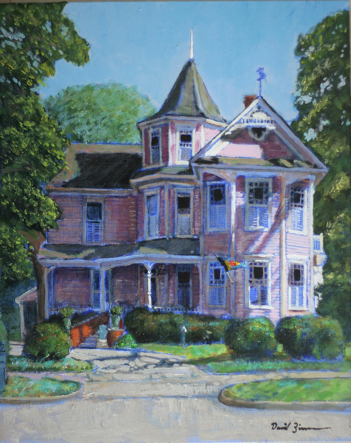 Pretty in Pink Painting by David Zimmerman