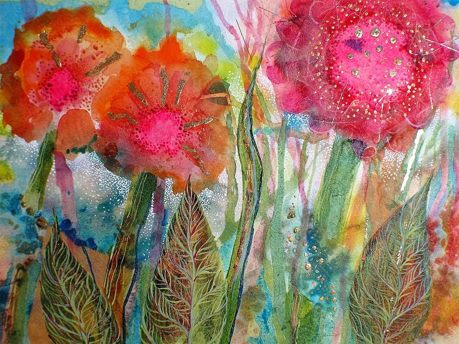Pretty in pink Mixed Media by Mary Lou McCambridge