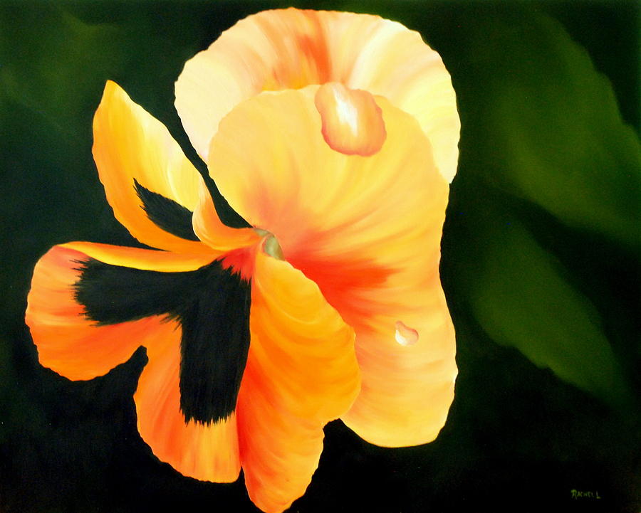 Pretty Pansy Painting by Rachel Lawson