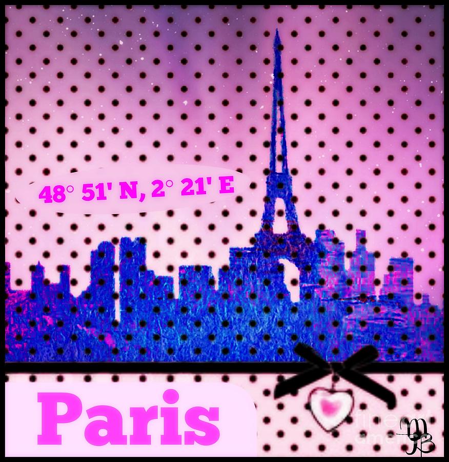 Pretty Paris MJB Digital Art by Mindy Bench