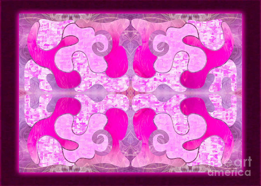Pretty Patterns Pretty In Pink by Omashte Digital Art by Omaste Witkowski
