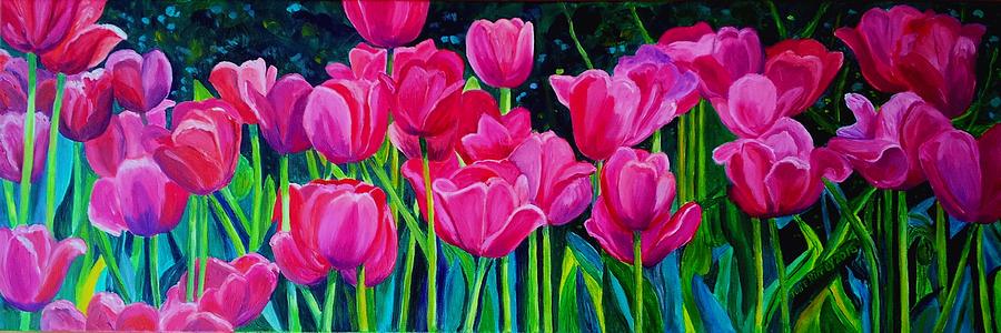 Pretty Pinks Painting by Julie Brugh Riffey