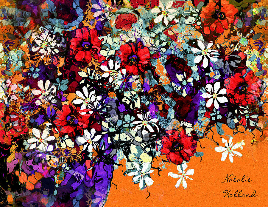 Pretty Summer Flowers Painting by Natalie Holland
