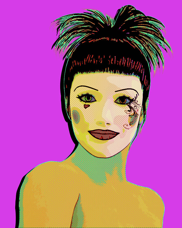 Pretty Woman Pop art Digital Art by Anthony Murphy