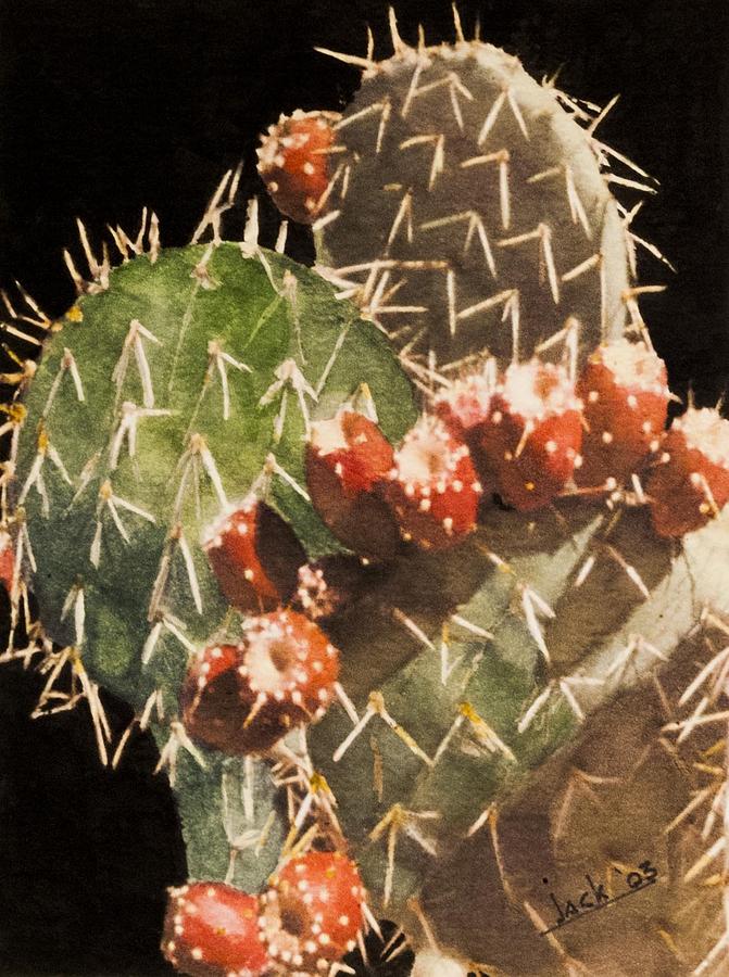 Prickly Pear Summer Photograph by Timothy Mangino - Pixels