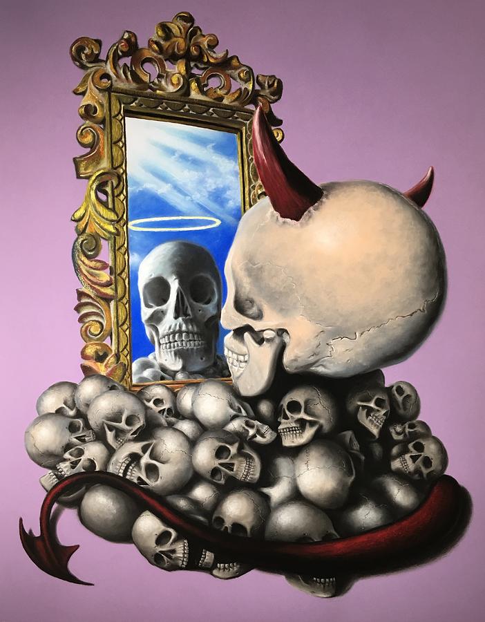 Skull Pastel - Pride by Brian Owens