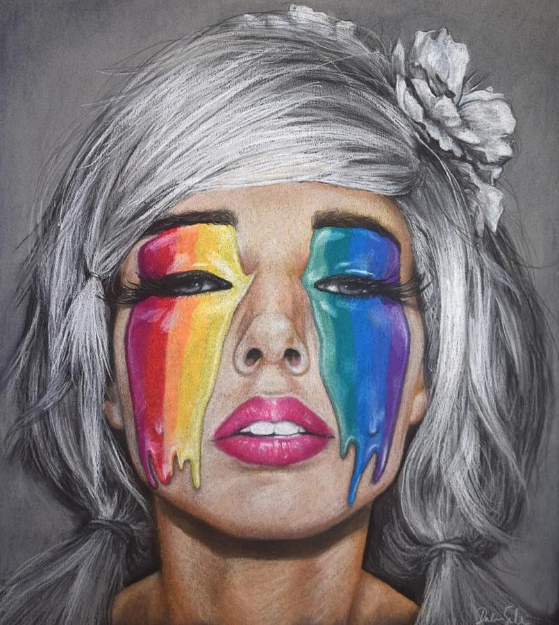 Pride Drawing by Dannika Sullivan - Fine Art America