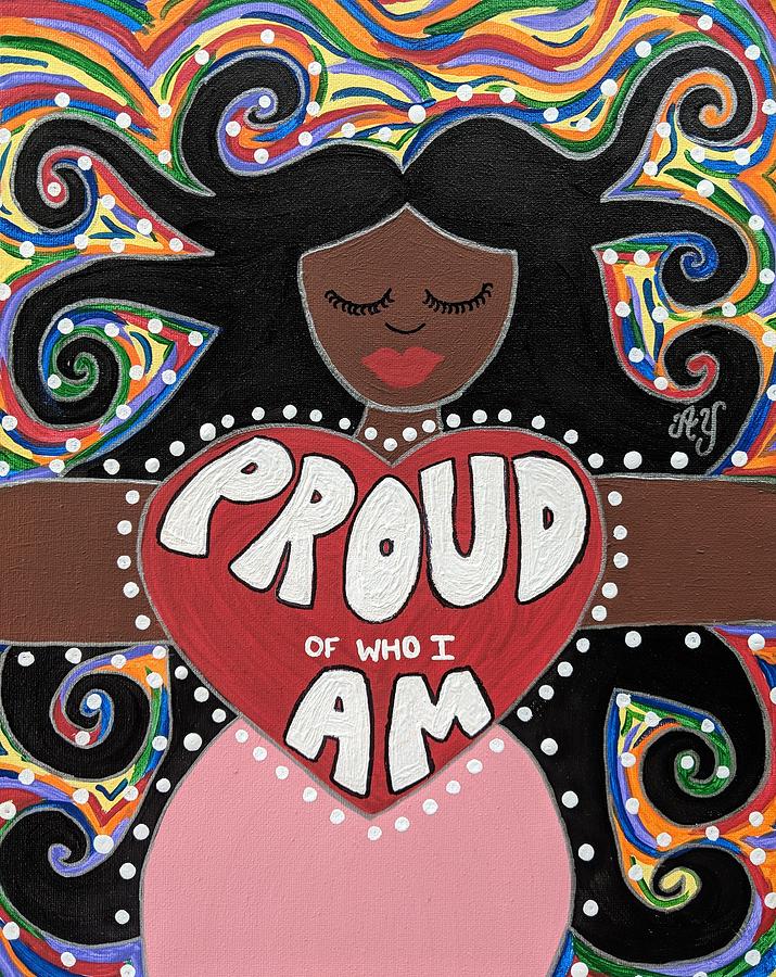 Holy Painting - Pride Goddess by Angela Yarber Holy Painting - Pride Goddess by Angela Yarber