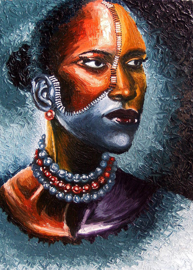 Pride Of Africa Painting by Olaoluwa Smith