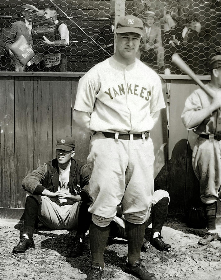 PRIDE of the YANKEES - LOU GEHRIG c. 1930 Photograph by Daniel Hagerman