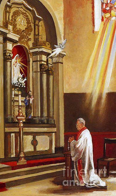 Priest Painting - Priest Is A Priest Forever by Mark Sanislo Priest Painting - Priest Is A Priest Forever by Mark Sanislo