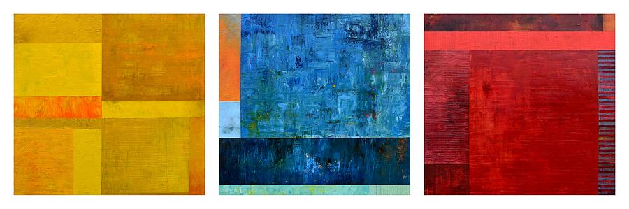 Abstract Painting - Primary - Artprize 2017 by Michelle Calkins