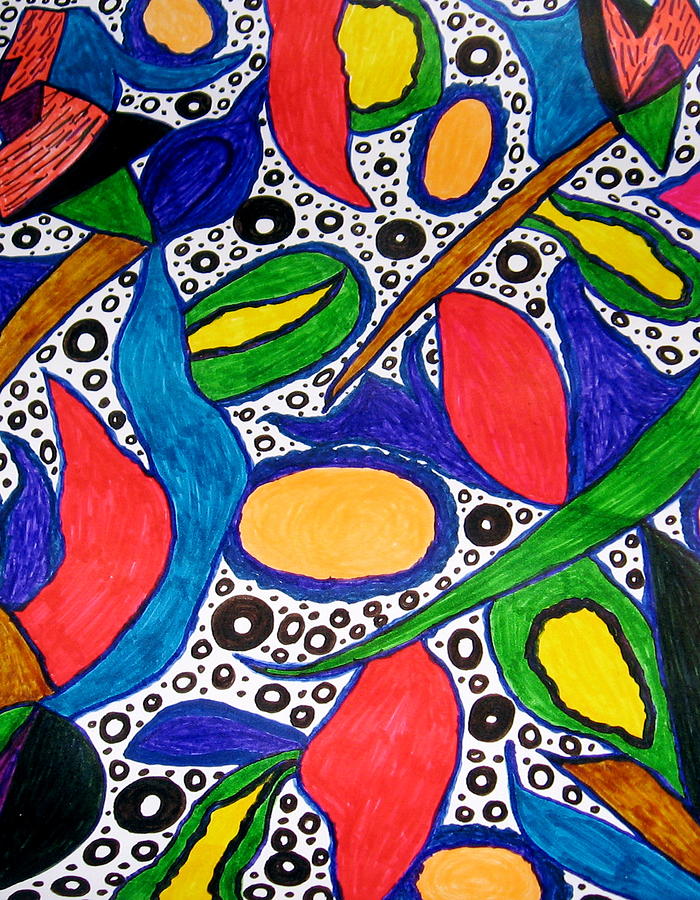 Primary Colors Drawing by Ruth Devorah