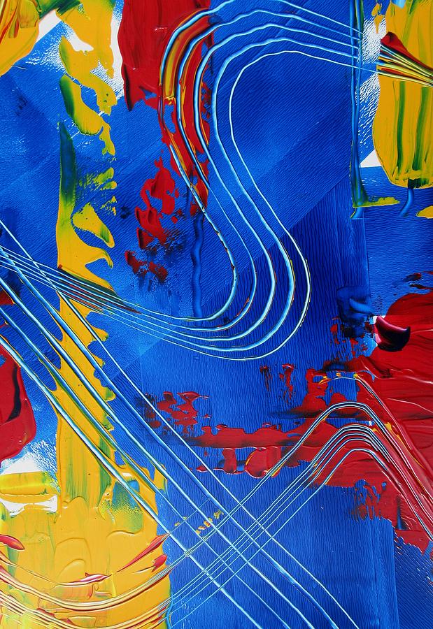 Abstract Painting - Primary Rhapsody Two by Louise Adams
