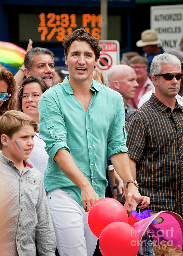 Prime Minister Justin Trudeau Photograph by Chris Dutton
