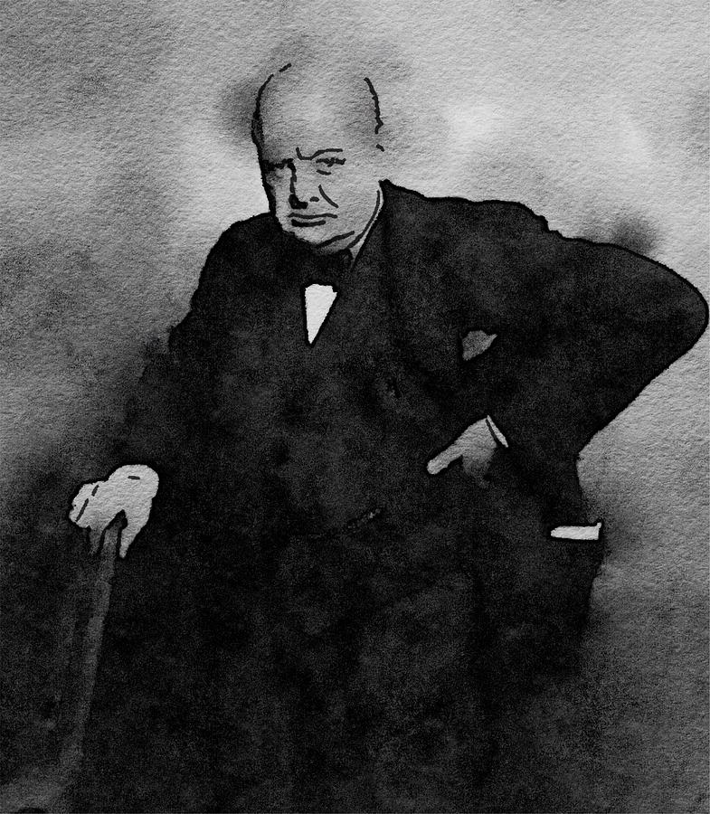 Prime Minister, Sir Winston Churchill Painting