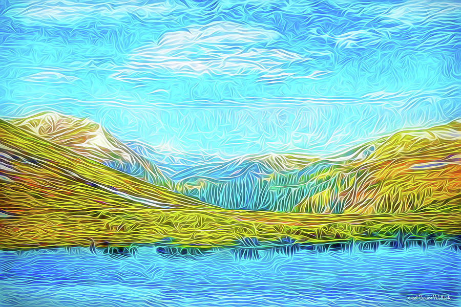 Primeval Mountains Digital Art by Joel Bruce Wallach