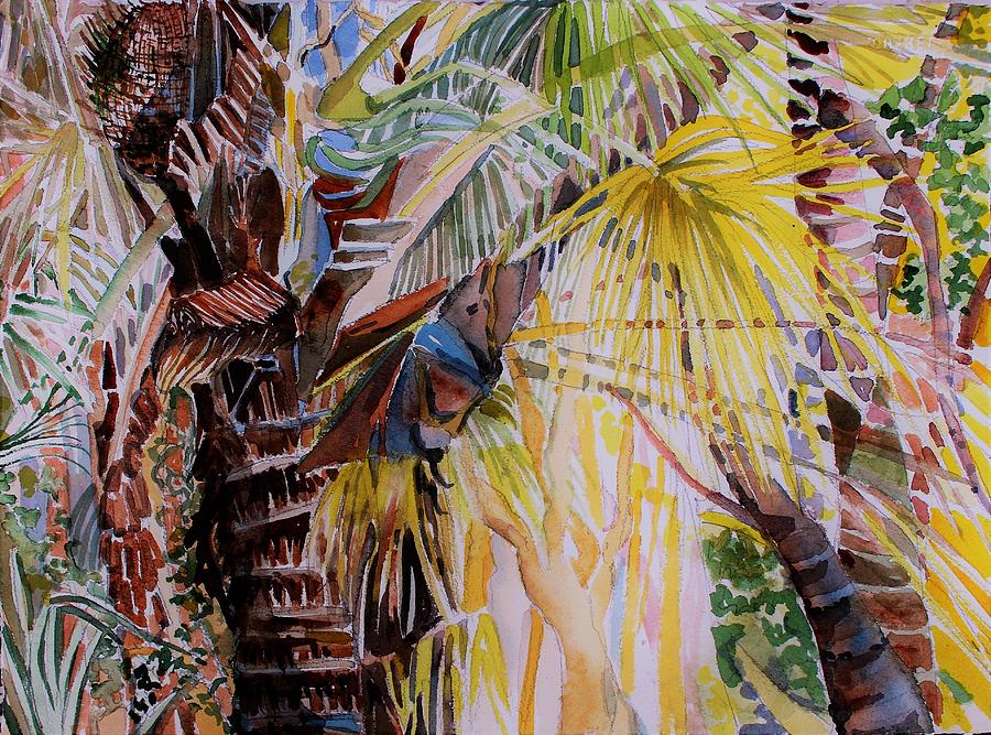 Jungle Painting - Primeval Rhythm by Mindy Newman
