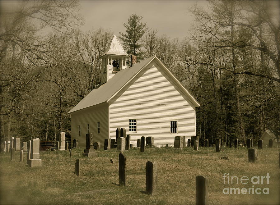 Primitive Baptist Church, Smoky Mountains Photograph by Ron Long