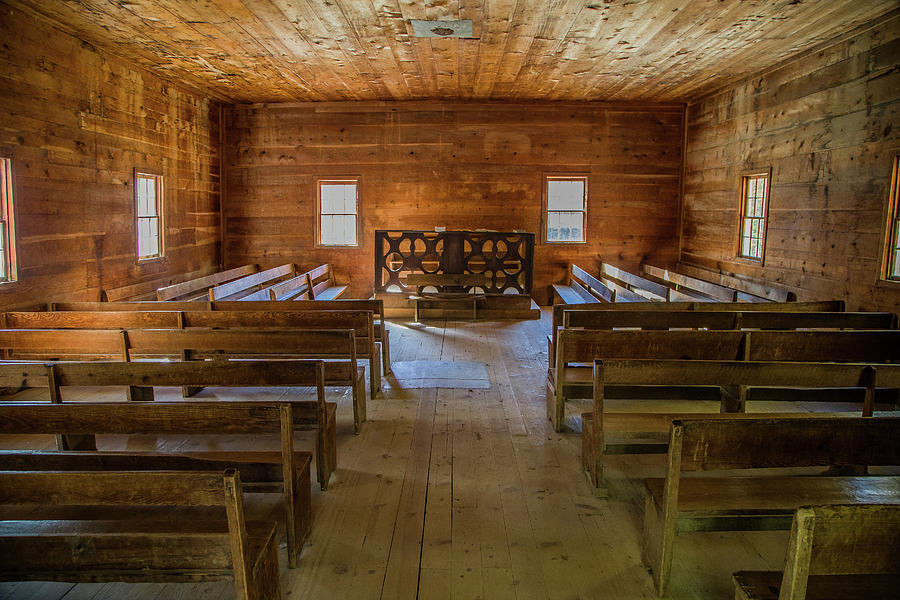 Primitive Baptist Church Interior Photograph by Kevin Craft