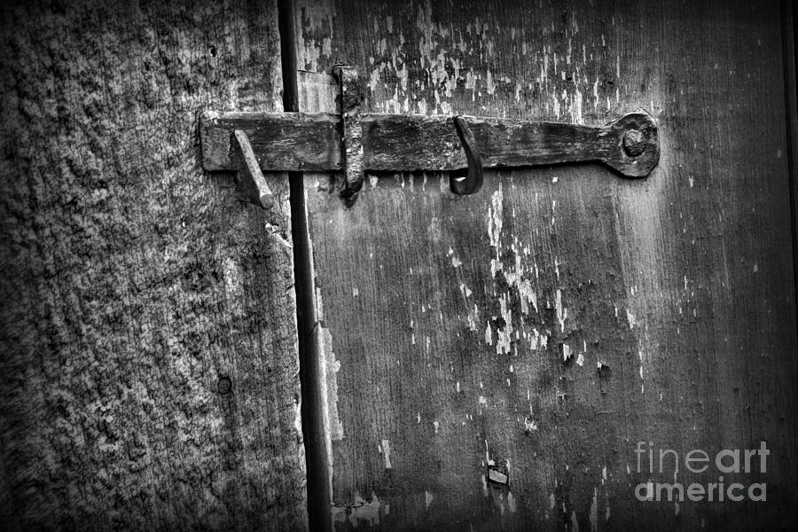 Primitive Door Lock Photograph by Paul Ward