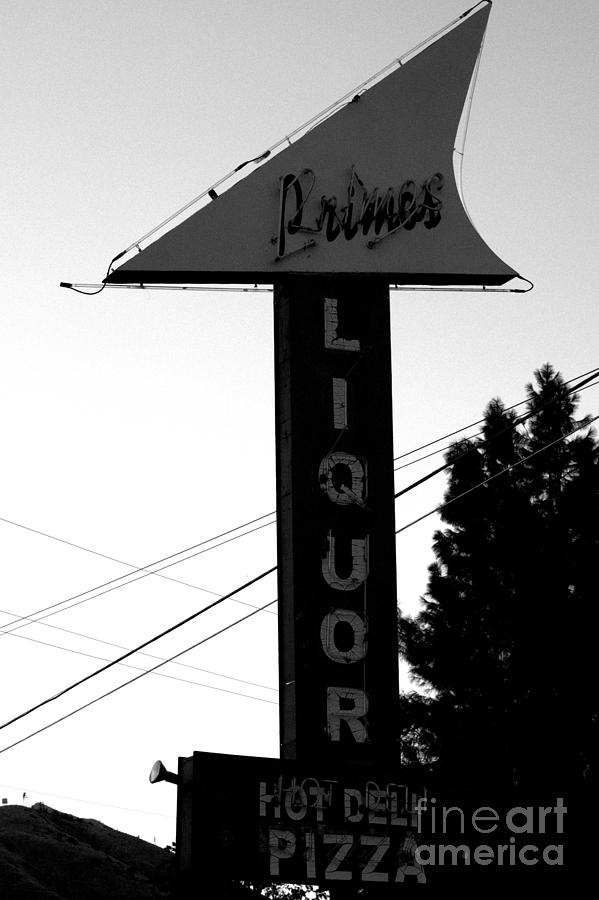 Primos Liquor and Deli Sign Photograph by Leah McPhail