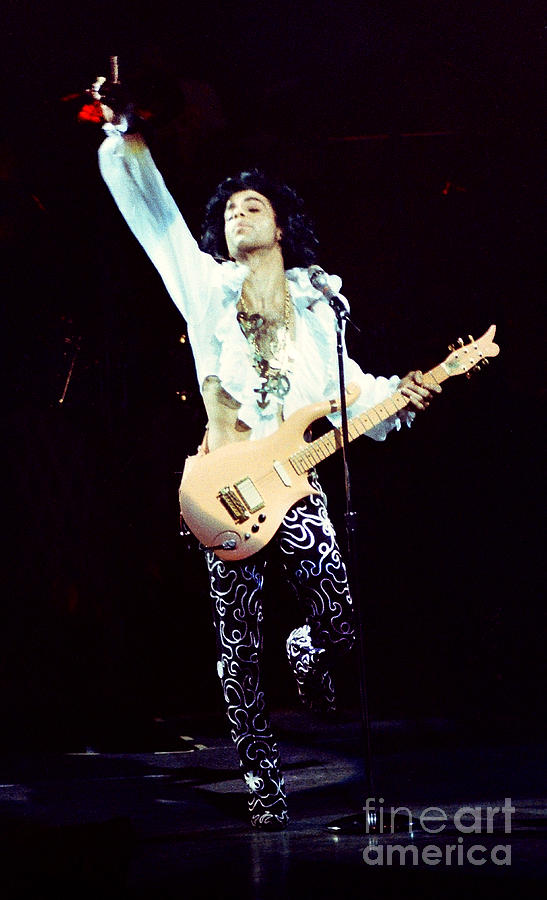 Prince Musician Photograph - Prince-2138 by Gary Gingrich Galleries