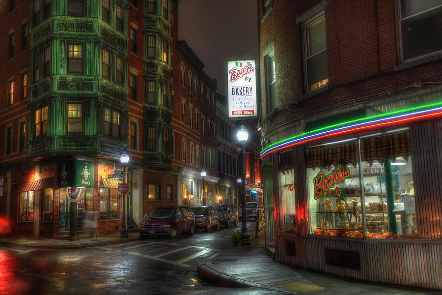 Boston Photograph - Prince and Salem - North End Boston by Joann Vitali