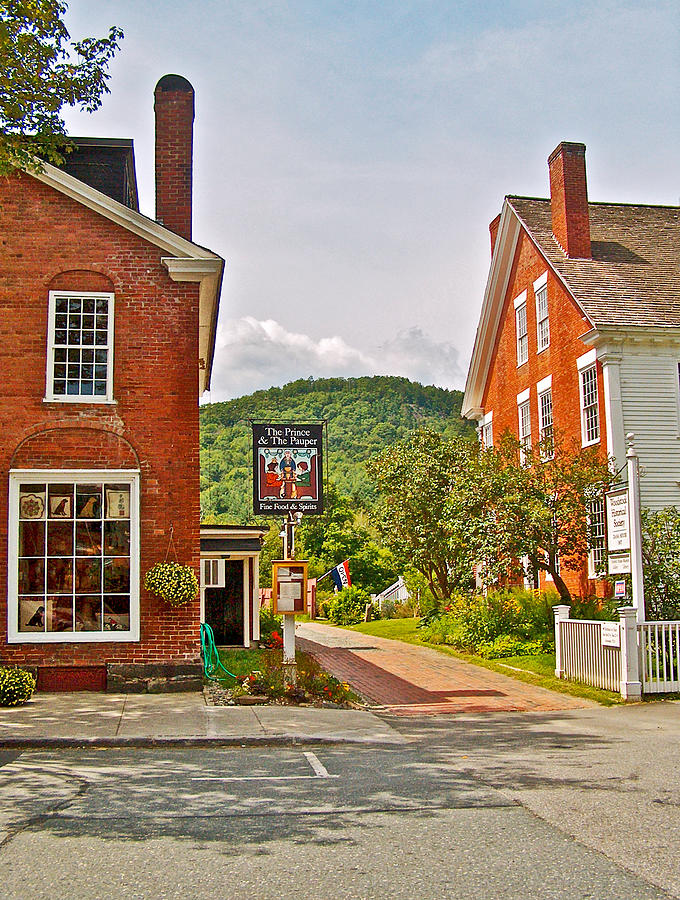 Prince and the Pauper Restaurant in Woodstock-Vermont Photograph by ...