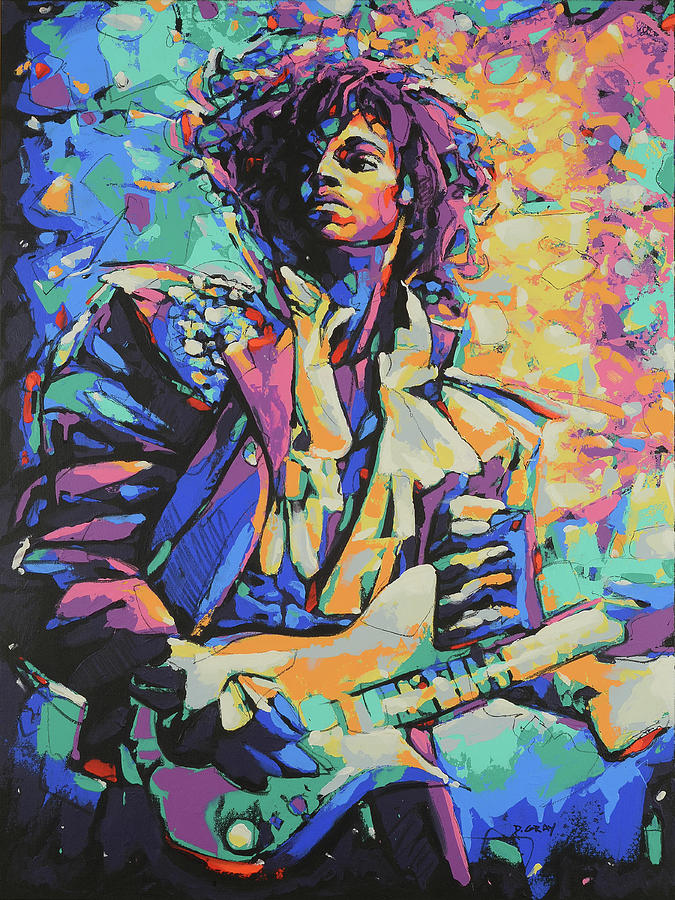 Prince Art Painting Print Or Canvas Painting by Damon Gray