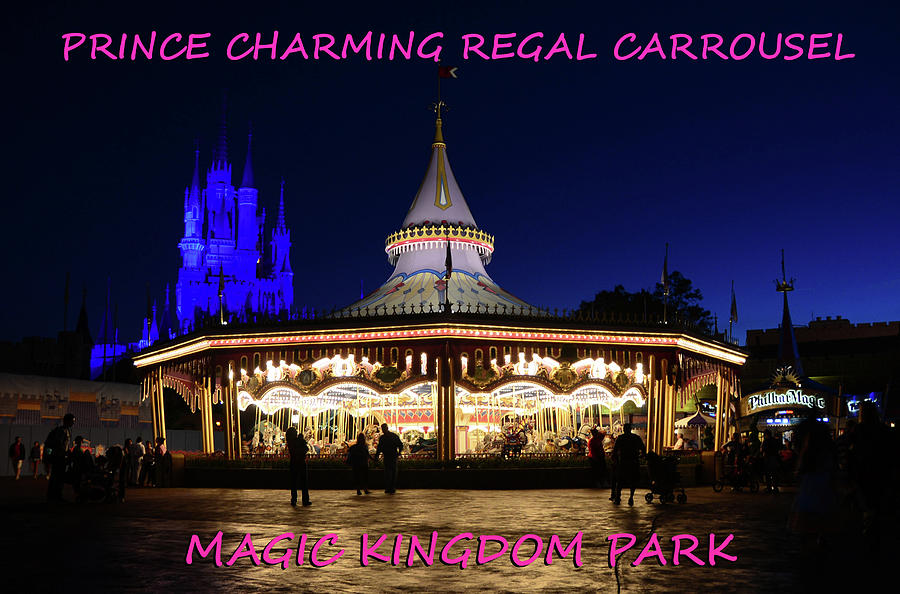 Horse Photograph - Prince Charming Carrousel by David Lee Thompson