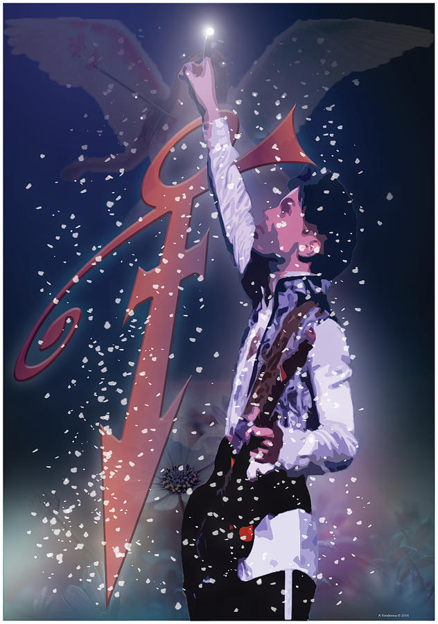 Music Digital Art - Prince by Hay Rouleaux
