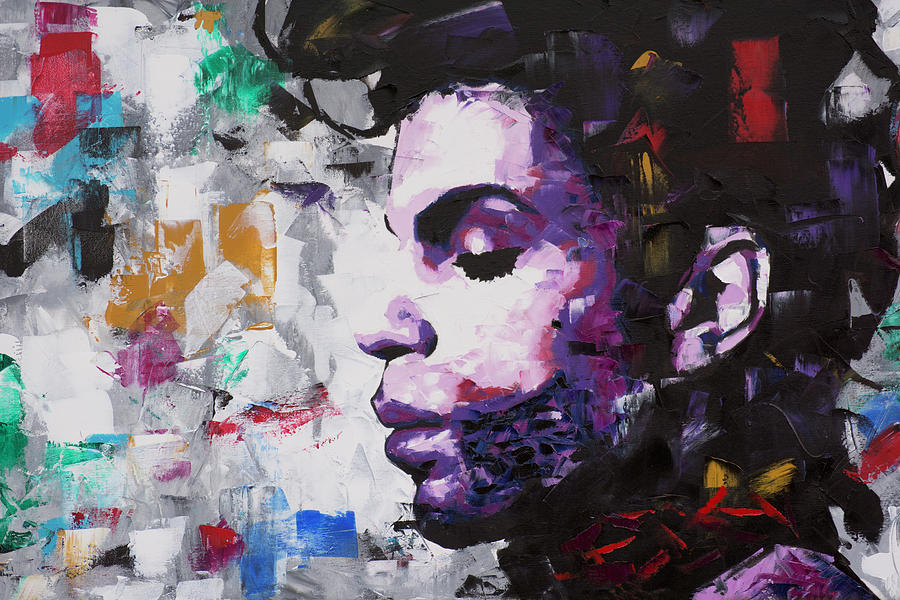 Prince Painting - Prince Musician II by Richard Day Prince Painting - Prince Musician II by Richard Day