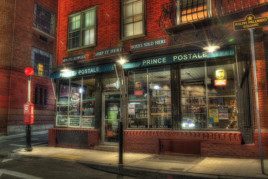 Prince Postale - Prince Street - North End - Boston Photograph by Joann Vitali