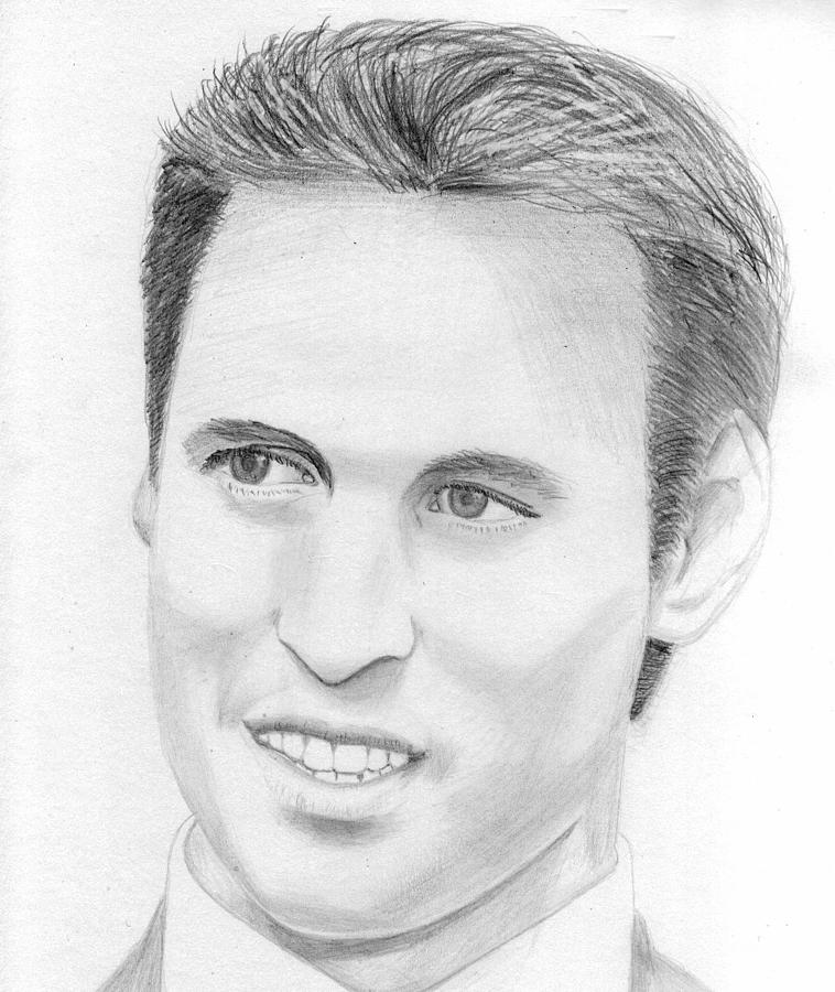Prince William Drawing by Pat Moore