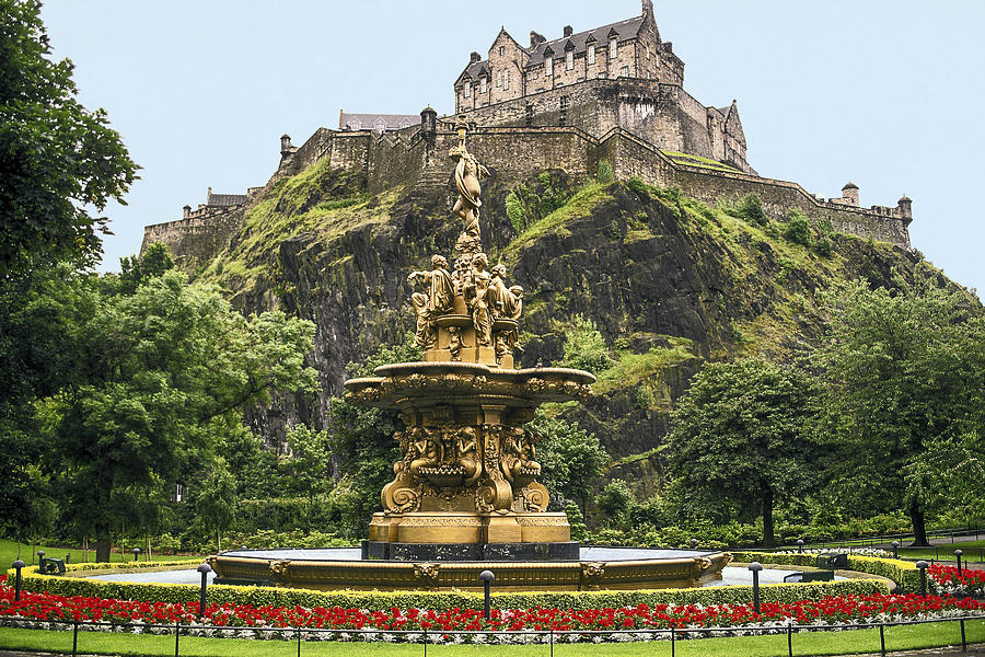 Princes Street Gardens Photograph by Sally Weigand