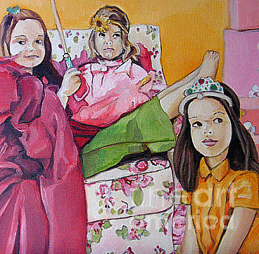 Portrait Painting - Princess by Caprice Melo