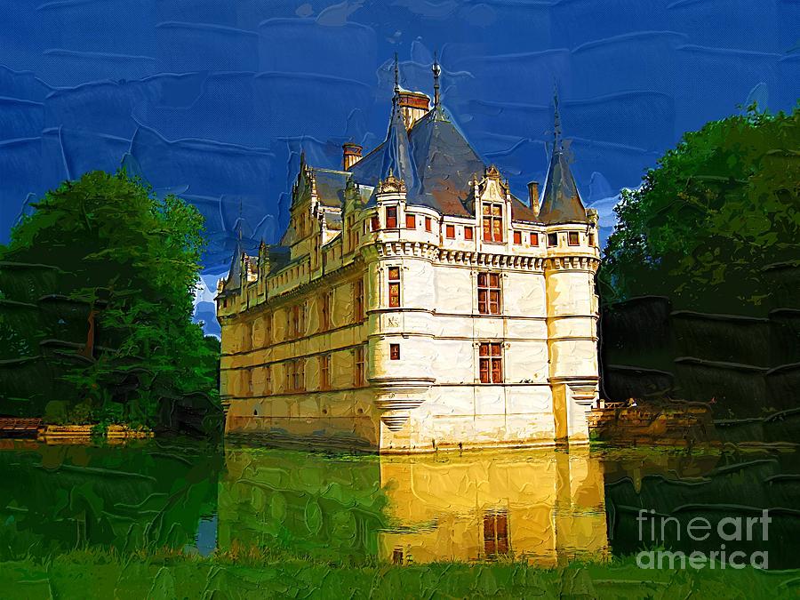 Castle Painting - Princess Castle by Deborah Selib-Haig