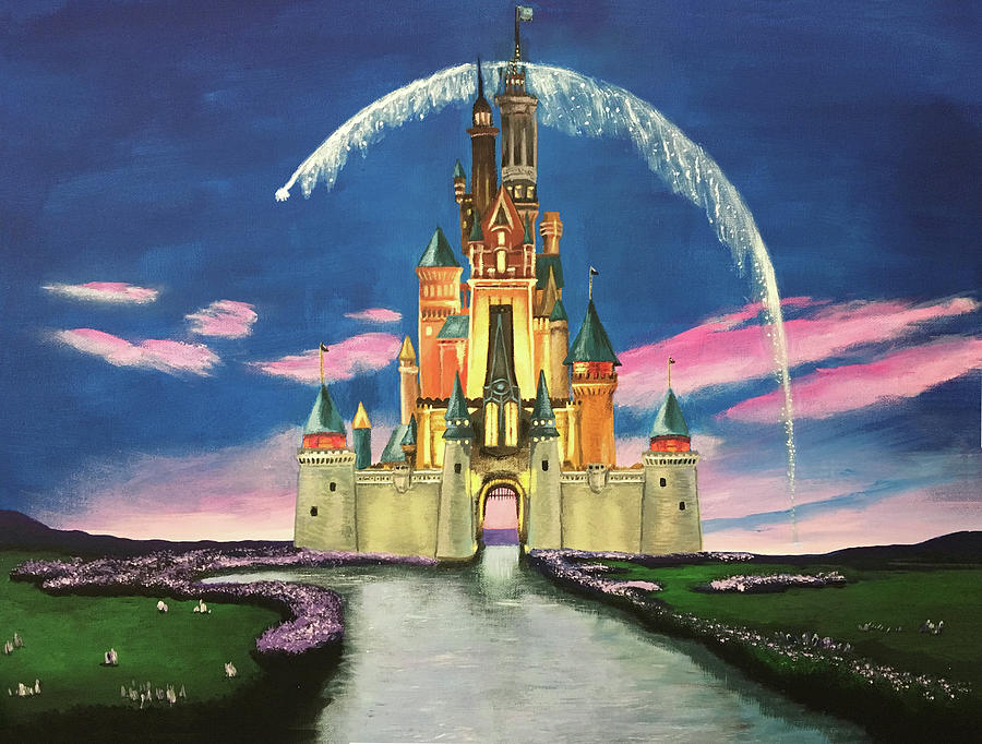 Princess Castle Painting by T Chisgar