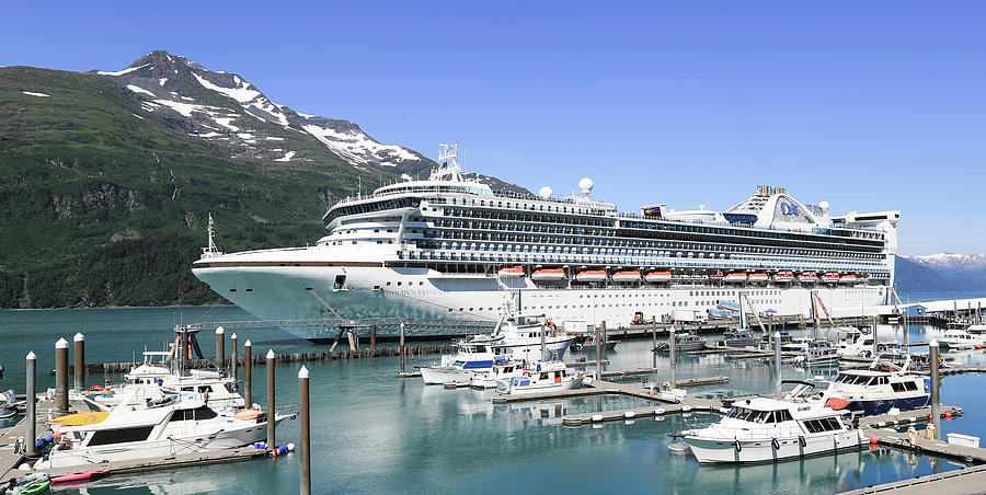 Princess Cruise Lines Whittier Alaska Photograph