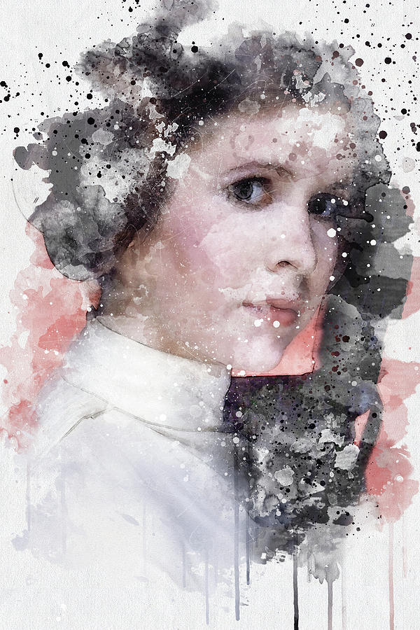 Star Wars Digital Art - Princess Leia by Jeffrey St Romain