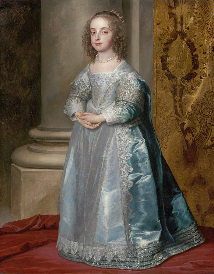 Anthony Van Dyck Painting - Princess Mary, Daughter of Charles I by Anthony van Dyck