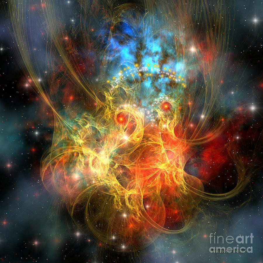 Interstellar Painting - Princess Nebula by Corey Ford
