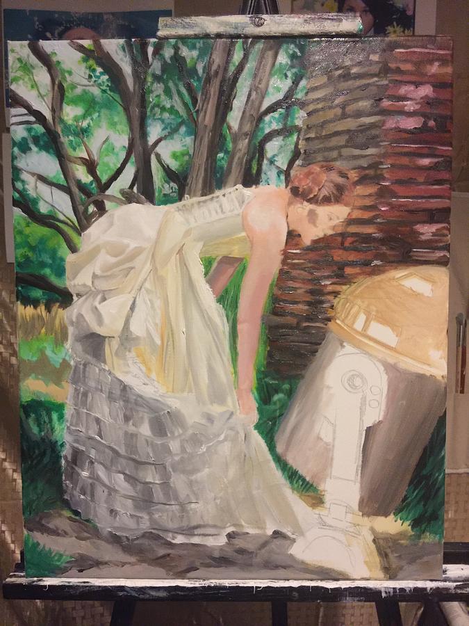Princess Organa WIP Painting by Baroquen Krafts Princess Organa WIP Painting by Baroquen Krafts