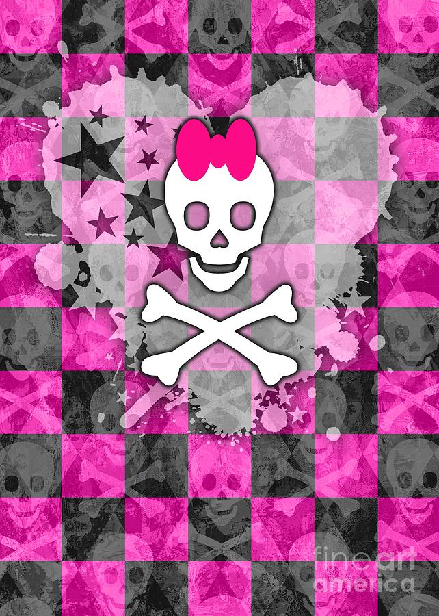 Princess Skull Digital Art by Roseanne Jones