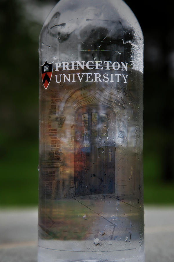 Princeton University Bottled Water Photograph by Susan Candelario