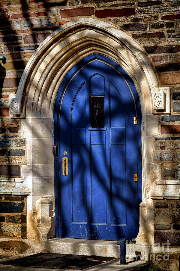 Princeton University Dorm Building Door Photograph by Olivier Le Queinec
